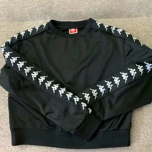 Kappa black sports top size small